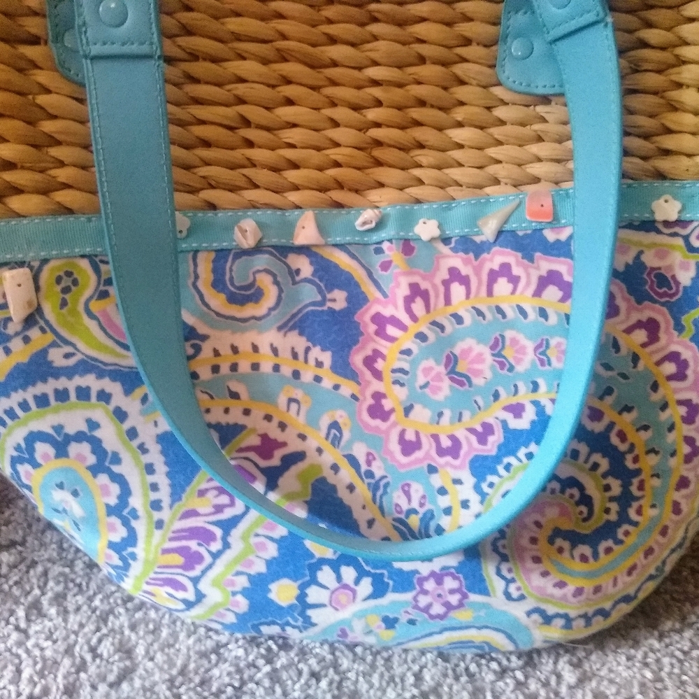 Vera Bradley sea shell beach bag